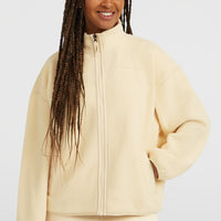 Polaire à poils longs et zip intégral Must-Have | Macaron