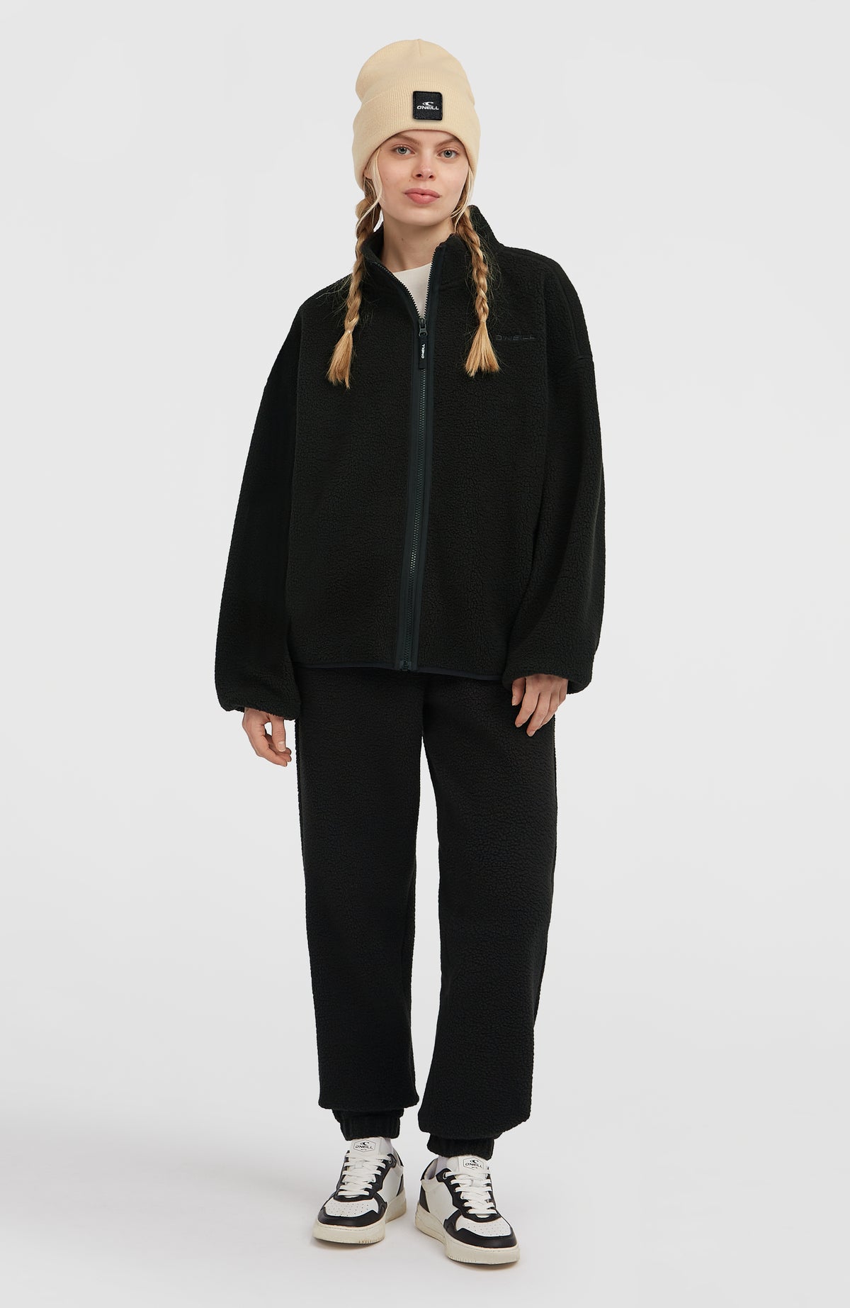 Polaire à poils longs et zip intégral Must-Have | Black Out