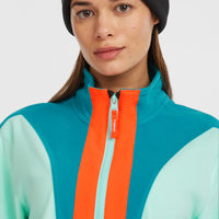 Polaire à col demi-zip FWC'Cruz Triple Polartec® | Retro Mint Colour Block