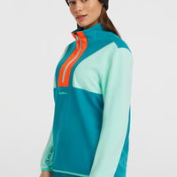 Polaire à col demi-zip FWC'Cruz Triple Polartec® | Retro Mint Colour Block