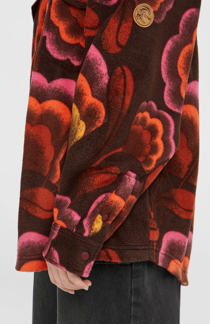 Chemise superfleece O'Riginals | Brown Originals Flower