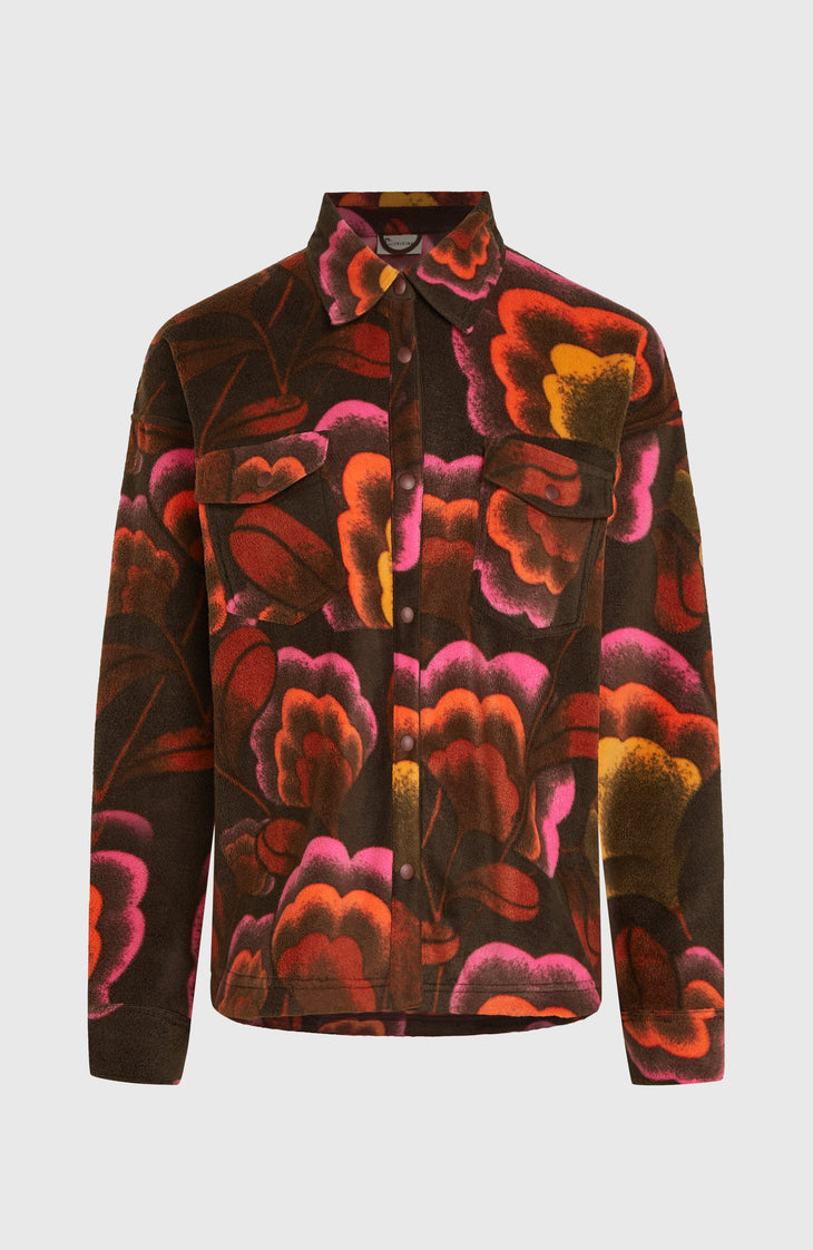 Chemise superfleece O'Riginals | Brown Originals Flower
