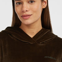 Sweat à capuche en velours FWC'Cruz | Coffee Bean