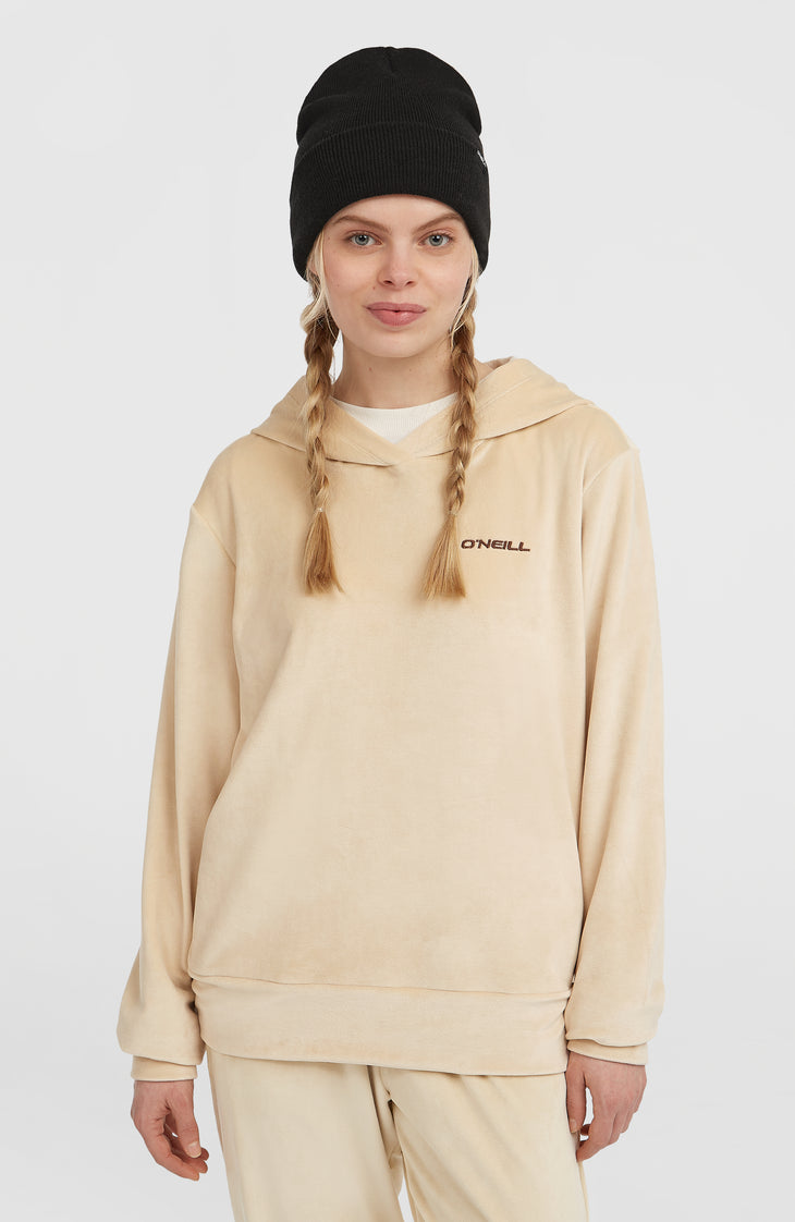 Sweat à capuche en velours FWC'Cruz | Macaron