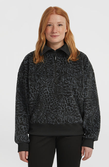 Polaire Must-Have à col demi-zip | Black Animalica