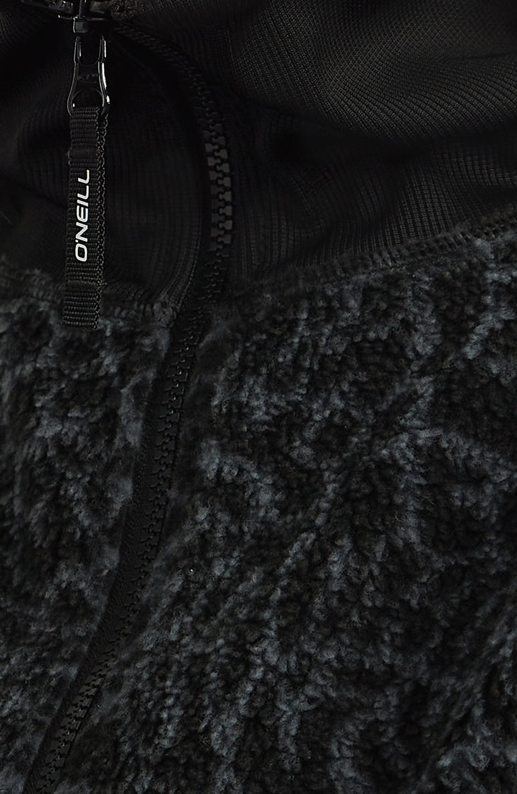 Polaire Must-Have à col demi-zip | Black Animalica