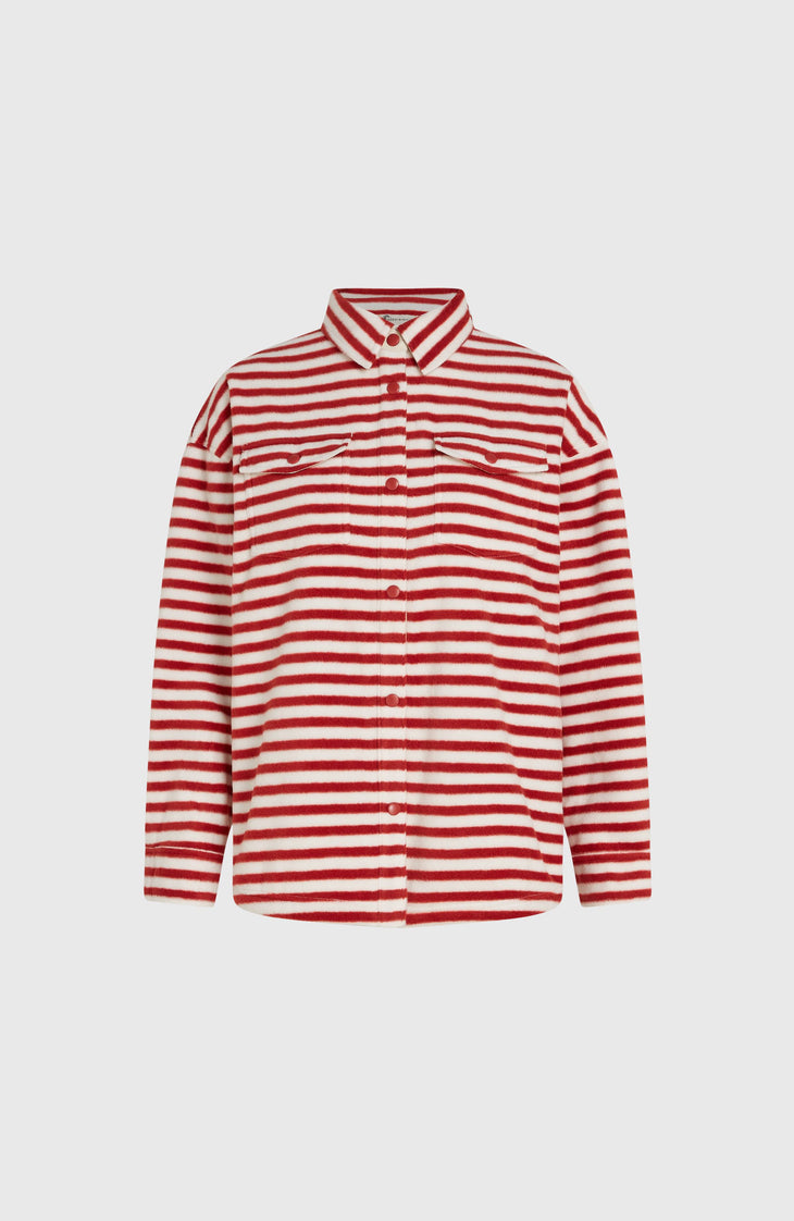 Chemise O'Riginals Superfleece | White/Red Originals Stripe
