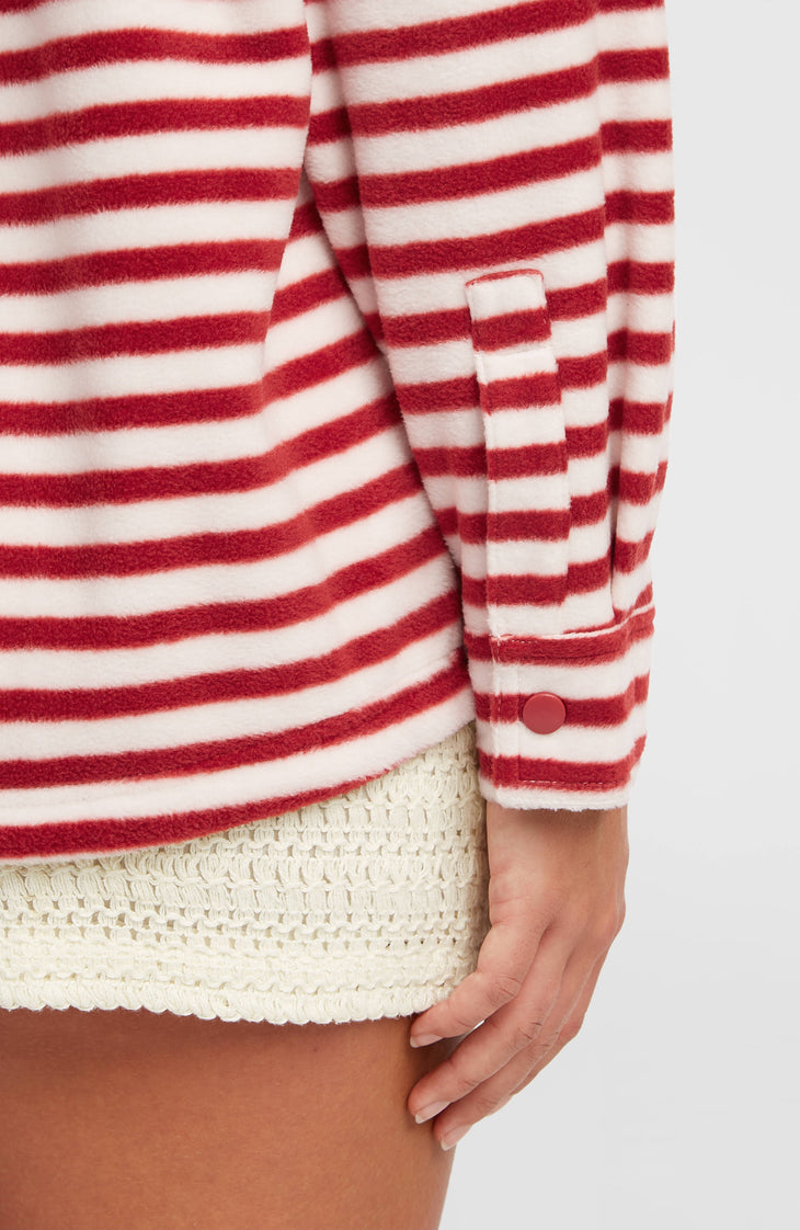 Chemise O'Riginals Superfleece | White/Red Originals Stripe