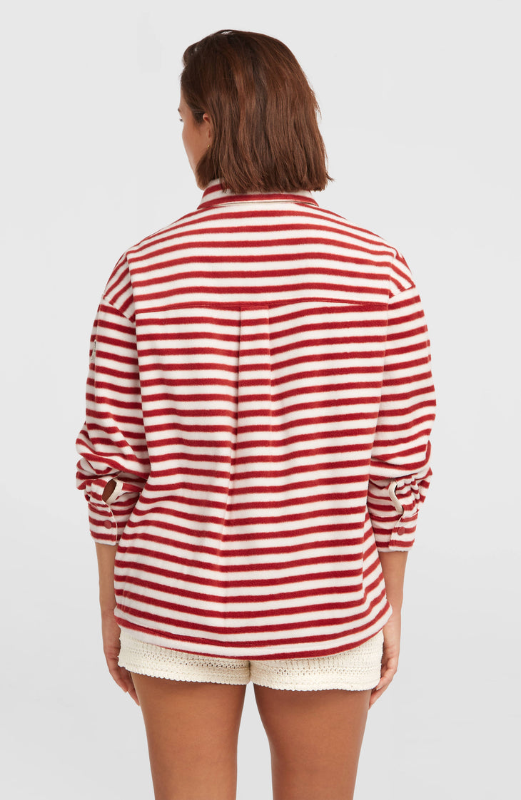 Chemise O'Riginals Superfleece | White/Red Originals Stripe