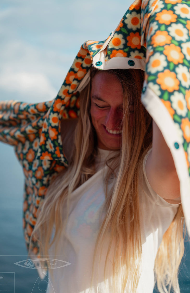 Chemise O'Riginals Superfleece | Green Retro Flower