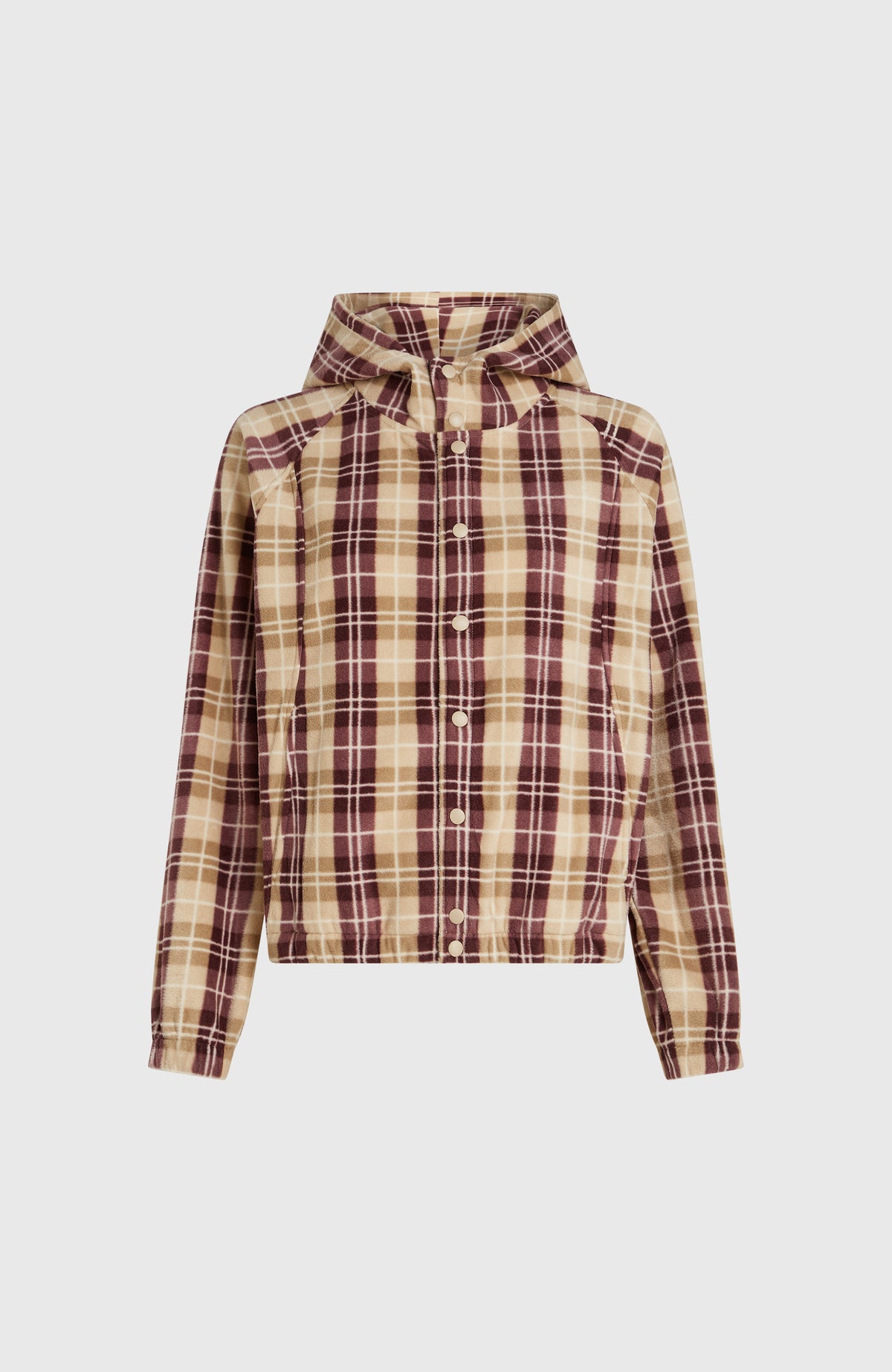 Sweat à capuche superfleece O'Riginals | Beige Check Flannel