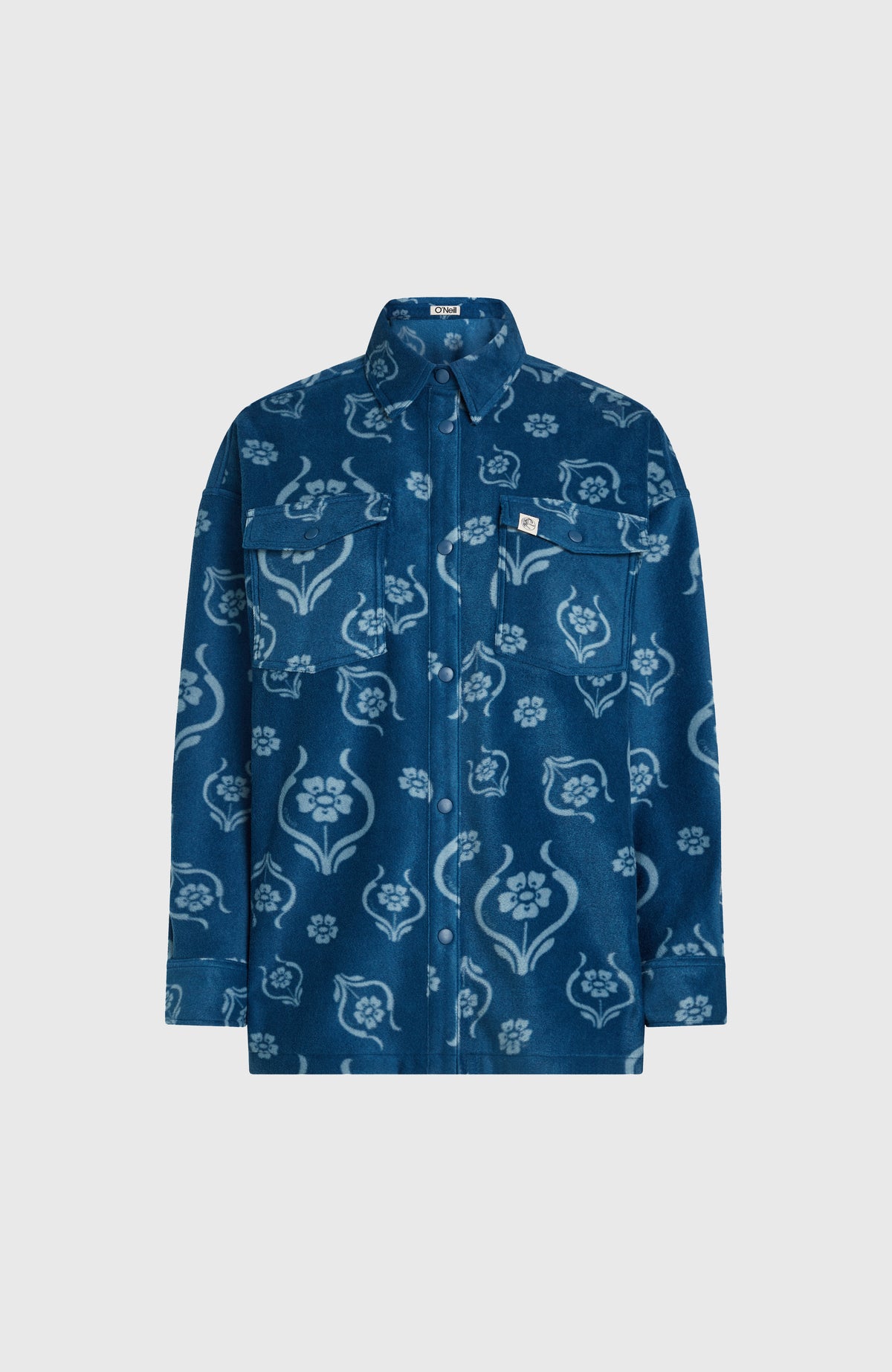 Chemise superfleece O'Riginals | Blue Artdeco Floral