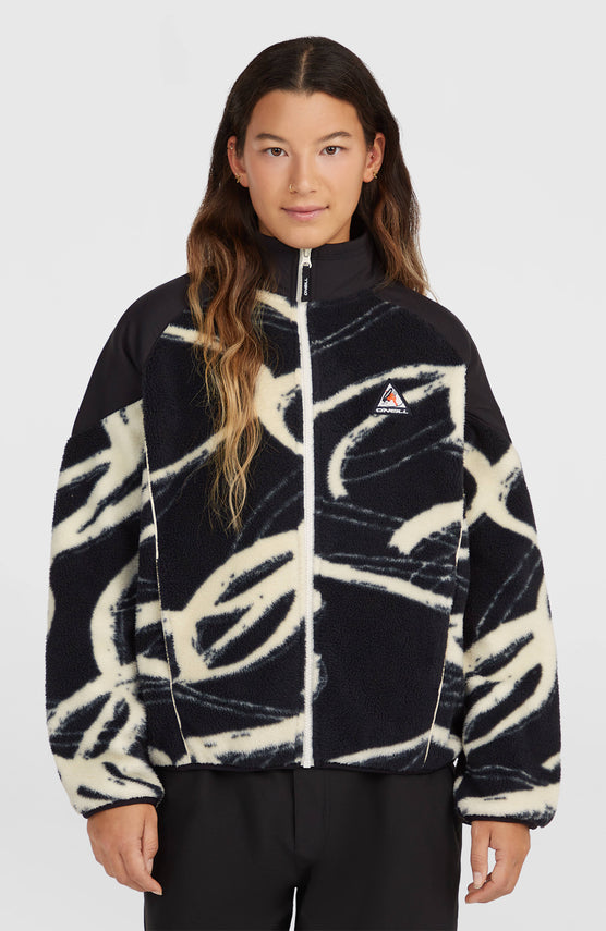 Polaire hyperfleece FWC'Play et zip intégral | White Snowtracks