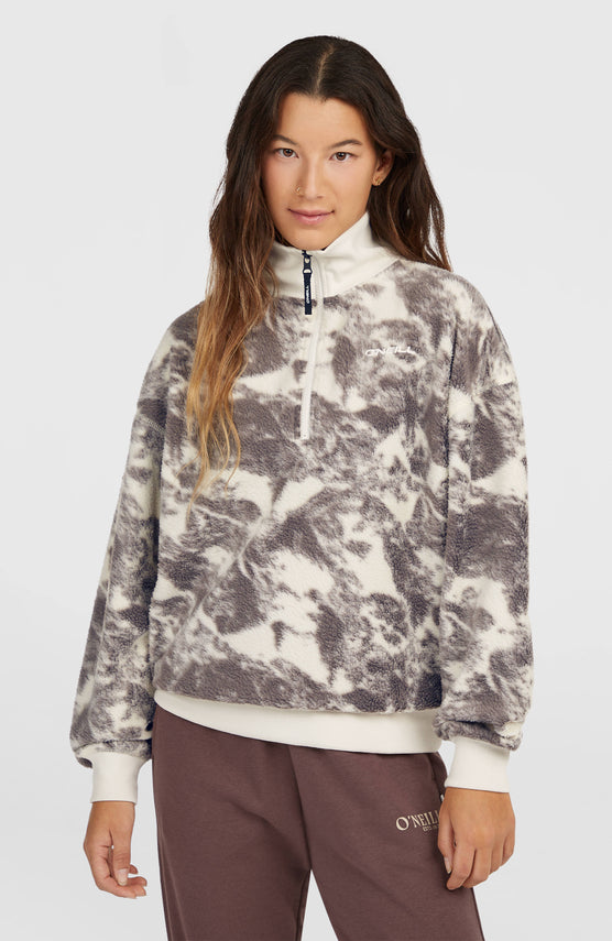 Polaire Must-Have à col demi-zip | Grey Mountain Landscape