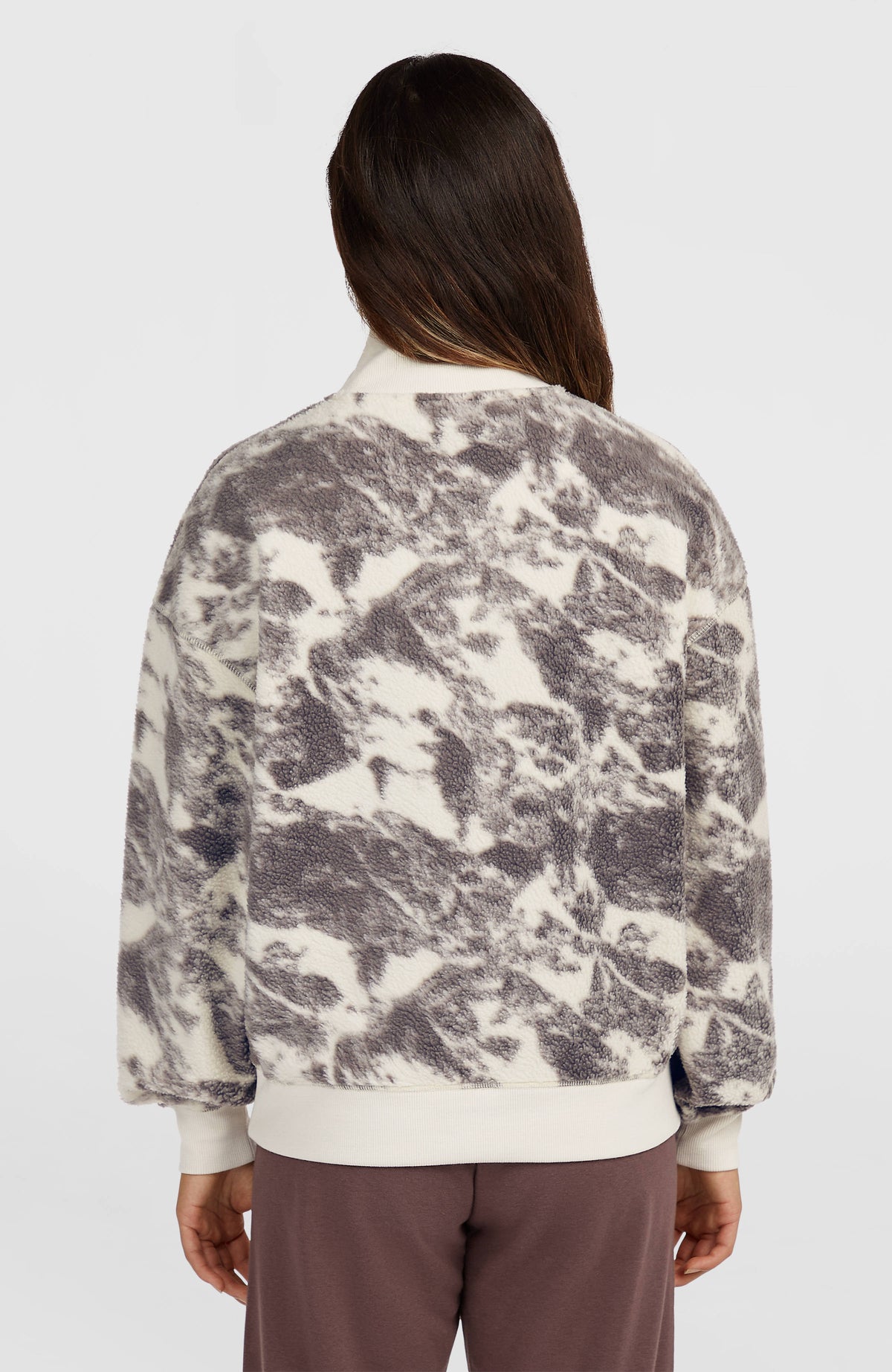 Polaire Must-Have à col demi-zip | Grey Mountain Landscape