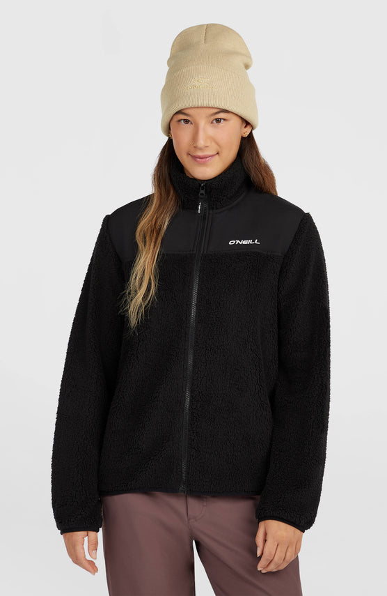 Polaire à zip intégral FWC'Cruz Fuzzy | Black Out