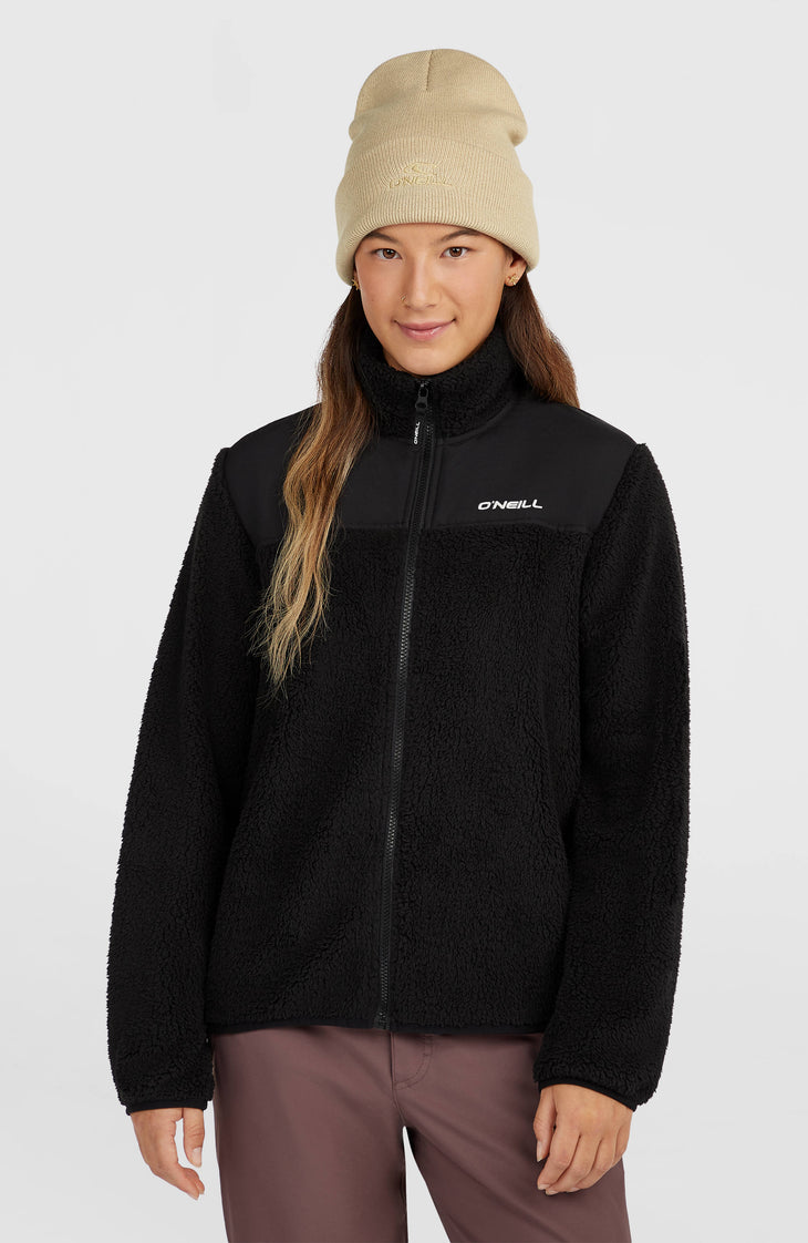 Polaire à zip intégral FWC'Cruz Fuzzy | Black Out