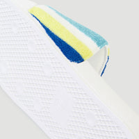 Mules Brights | Blue Towel Stripe