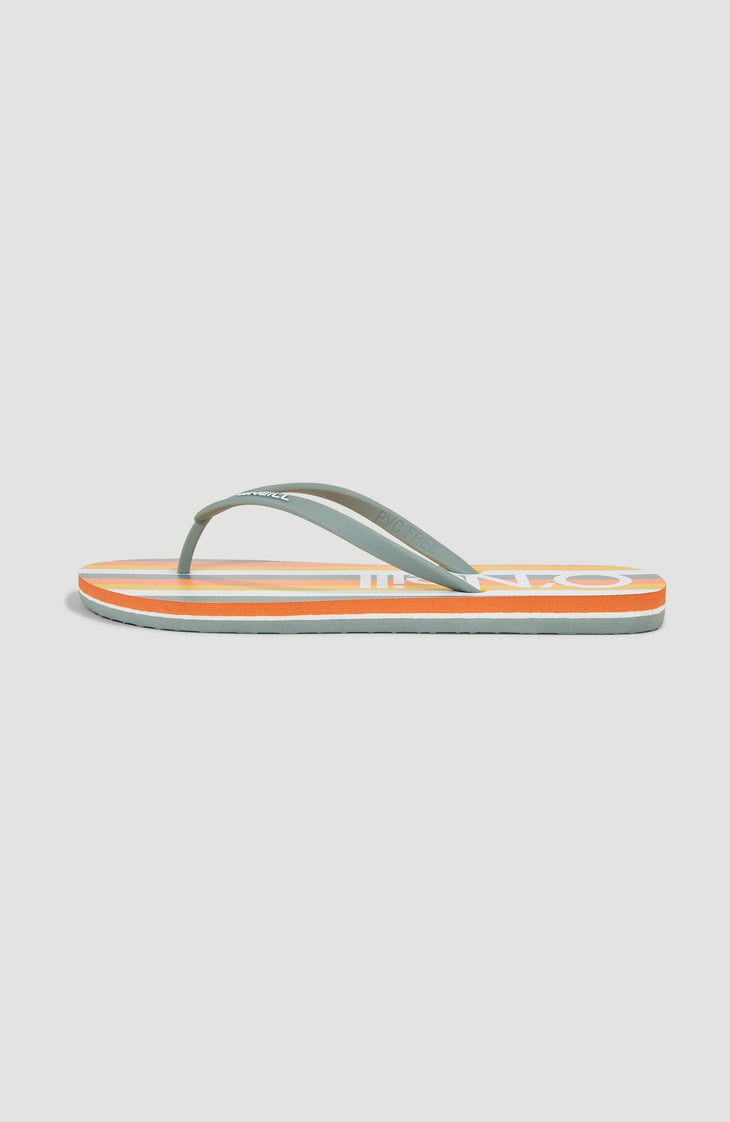 Tongs Profile Graphic | Orange Multistripe