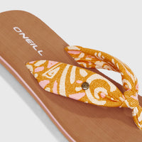 Tongs Ditsy Sun | Orange Abstract Wave