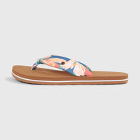 Tongs Ditsy Sun | Blue Painted Tropics