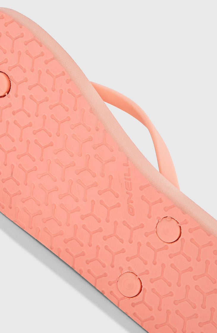 Tongs Profile à petit logo | Coral Pink