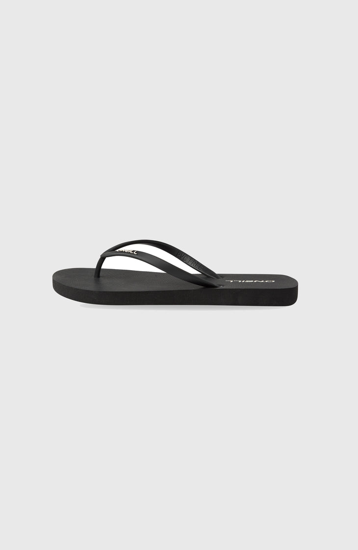 Tongs Profile à petit logo | Black Out