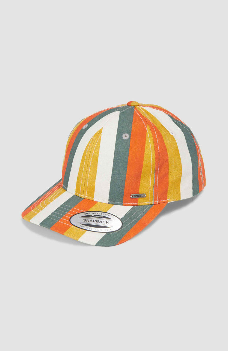 Casquette Mix and Match Seacoast | Orange Multistripe