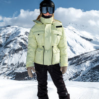 Veste de ski Z.E.N. Hybrid | Lime Wash