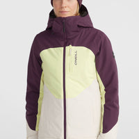 Veste de ski Carbonite | Aubergine Colour Block