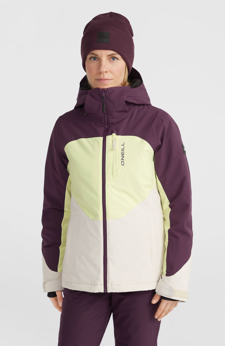 Veste de ski Carbonite | Aubergine Colour Block