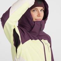 Veste de ski Carbonite | Aubergine Colour Block