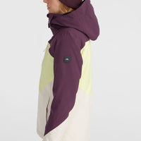 Veste de ski Carbonite | Aubergine Colour Block