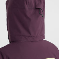 Veste de ski Carbonite | Aubergine Colour Block