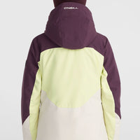 Veste de ski Carbonite | Aubergine Colour Block