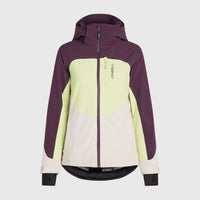 Veste de ski Carbonite | Aubergine Colour Block