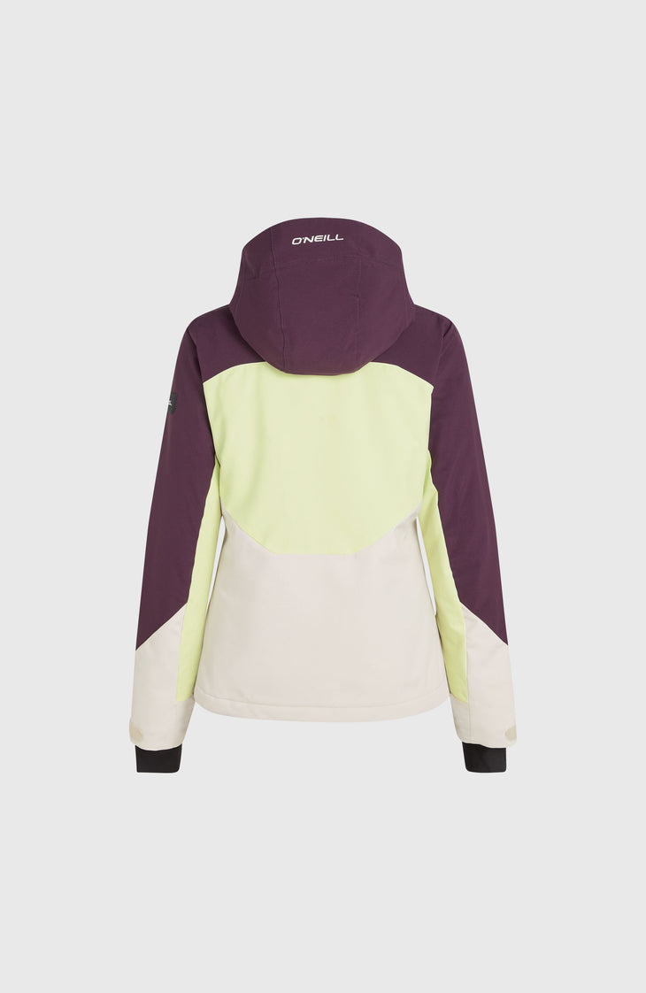 Veste de ski Carbonite | Aubergine Colour Block