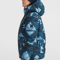 Doudoune Z.E.N Hybrid | Blue Triangle Ikat