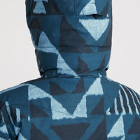 Doudoune Z.E.N Hybrid | Blue Triangle Ikat