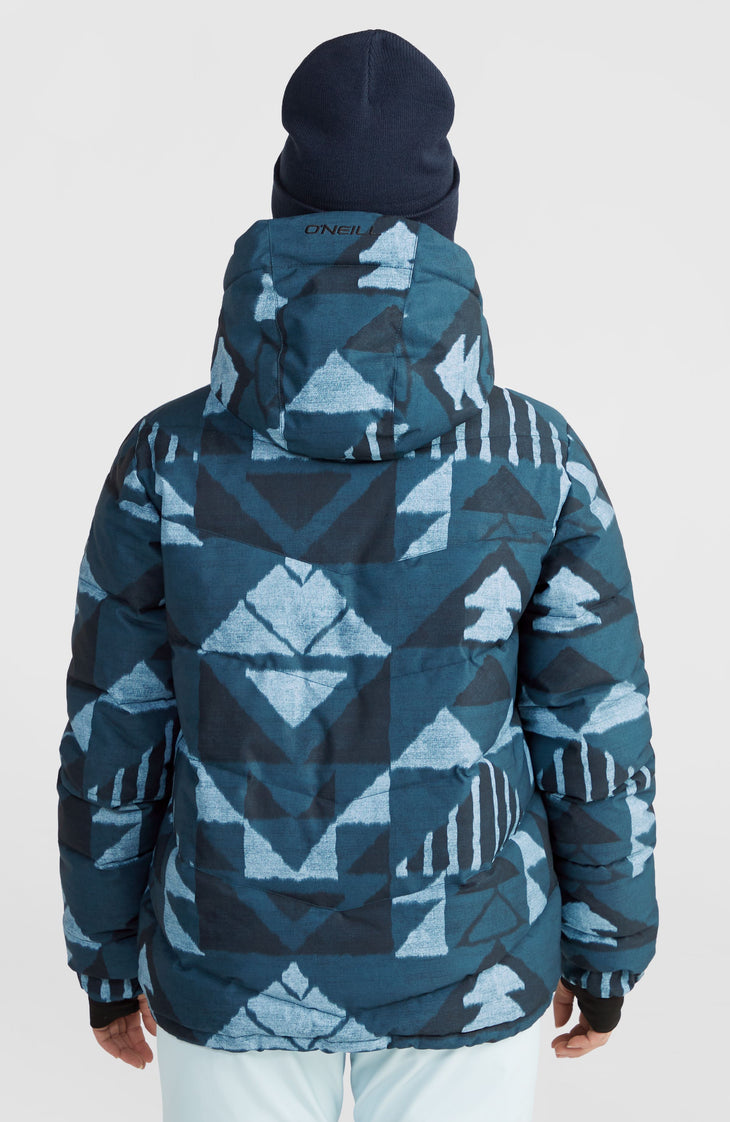 Doudoune Z.E.N Hybrid | Blue Triangle Ikat