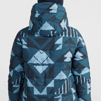 Doudoune Z.E.N Hybrid | Blue Triangle Ikat