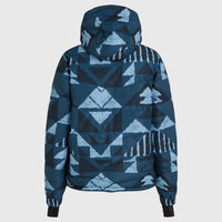 Doudoune Z.E.N Hybrid | Blue Triangle Ikat