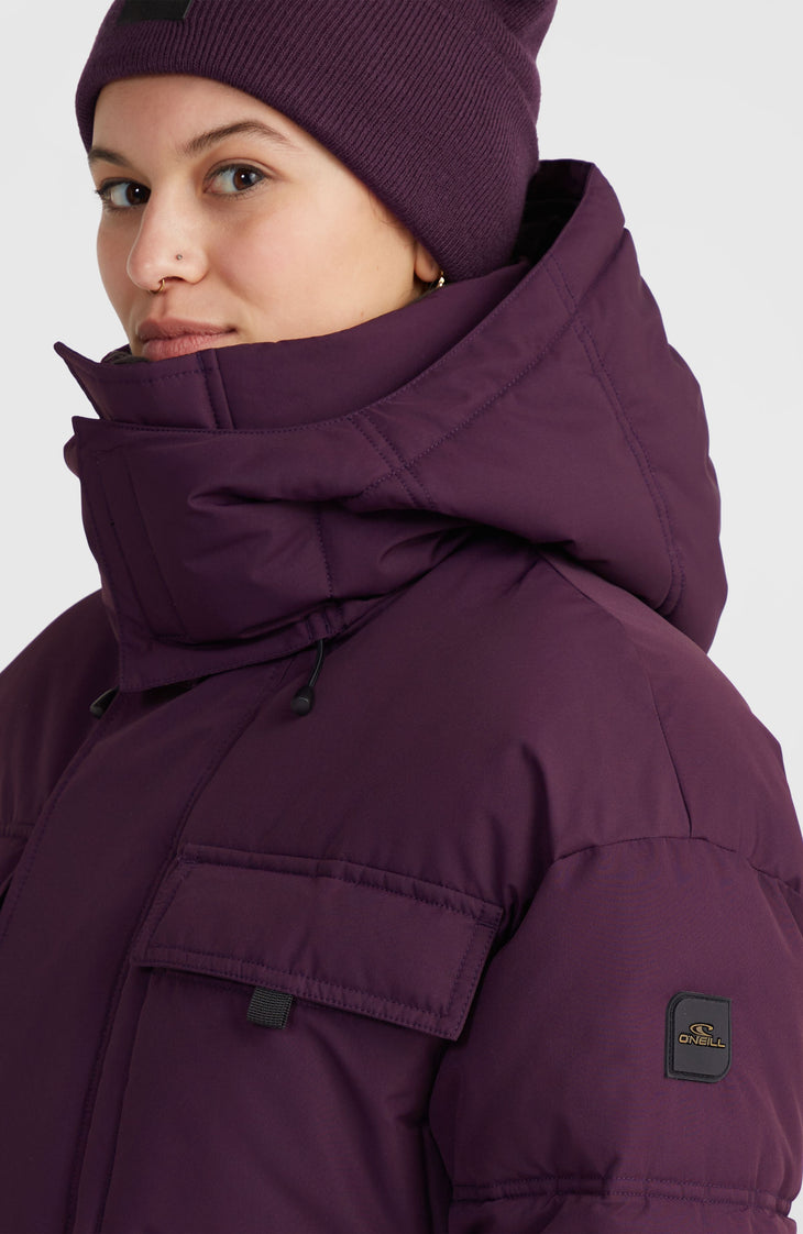 Veste de ski Z.E.N. Hybrid | Aubergine