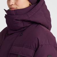 Veste de ski Z.E.N. Hybrid | Aubergine