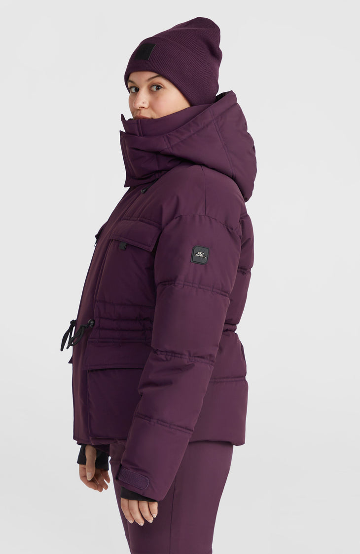 Veste de ski Z.E.N. Hybrid | Aubergine