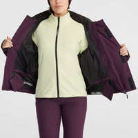 Veste de ski Z.E.N. Hybrid | Aubergine