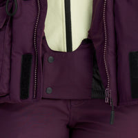 Veste de ski Z.E.N. Hybrid | Aubergine