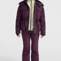 Veste de ski Z.E.N. Hybrid | Aubergine