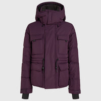 Veste de ski Z.E.N. Hybrid | Aubergine