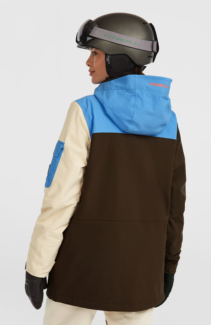 Veste de ski FWC'Peak Pro | Blue Poppy Colour Block